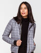 SKY AND SPARROW Plaid Womens Puffer Jacket image number 1