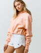 CHAMPION Reverse Weave Cinch Bottom Womens Crop Hoodie image number 2