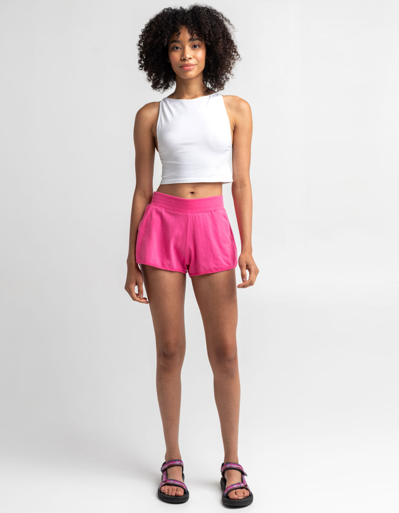 FREE PEOPLE Get Set Womens Pink Shorts image number 3