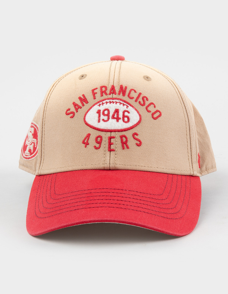 47 BRAND San Francisco 49ers Dusted Abilene Strapback Hat image number 1