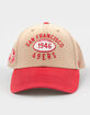 47 BRAND San Francisco 49ers Dusted Abilene Strapback Hat image number 2