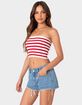 EDIKTED Lexi Ribbed Tube Top image number 3