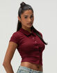 RSQ Womens Button Front Polo Shirt image number 3