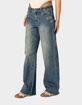 EDIKTED Doll House Low Rise Washed Womens Jeans image number 4