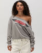 HONDA Off The Shoulder Womens Sweatshirt image number 5
