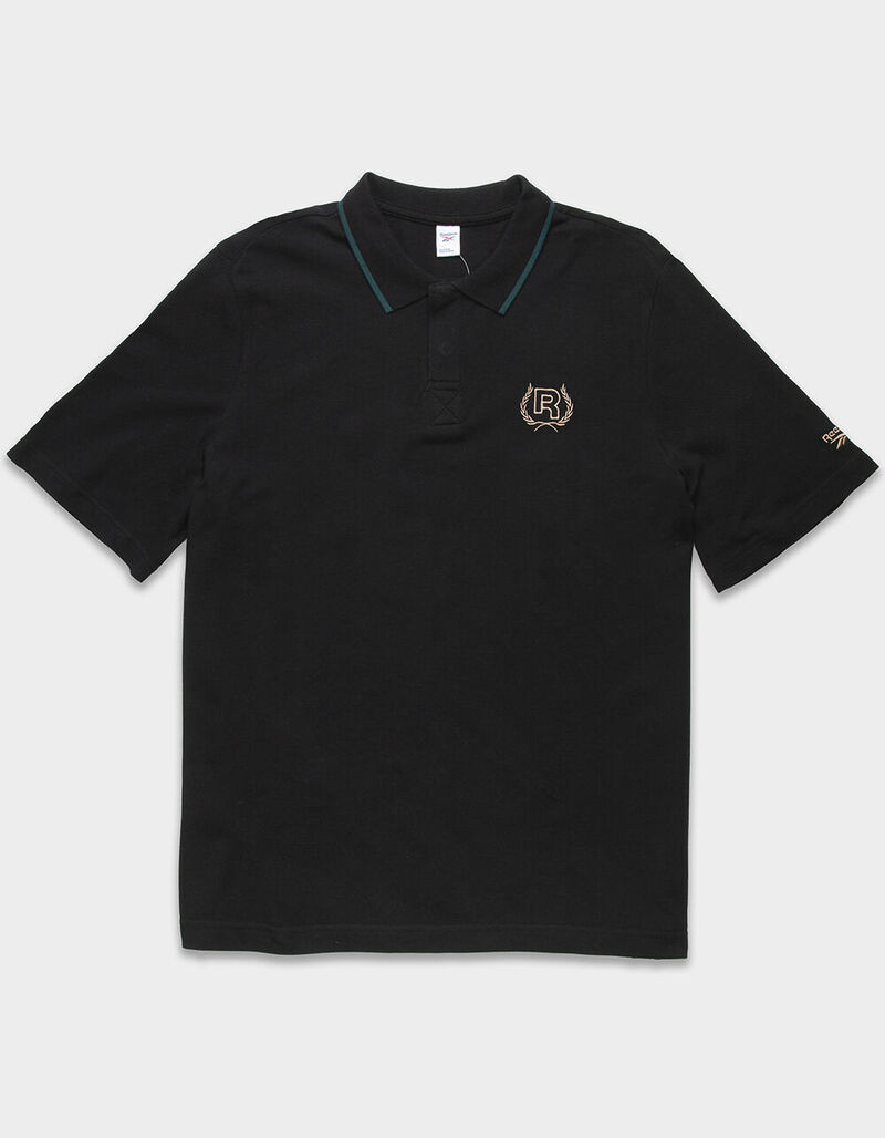 REEBOK Golf Mens Polo Shirt - BLACK - 398947100
