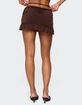 EDIKTED Koda Ruched Mini Skirt image number 2