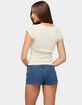 EDIKTED Caelyn Knit V-Neck Top image number 3