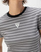 GUESS ORIGINALS Stripe Knit Womens Tee image number 5