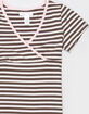 FULL TILT Girls Stripe Surplus Top image number 3