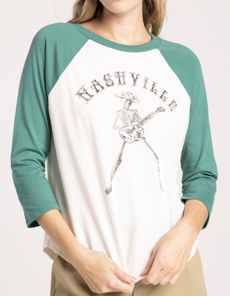 FULL TILT Skeleton Womens Raglan image number 1