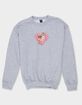 DEER Heart Unisex Kids Crewneck Sweatshirt image number 1