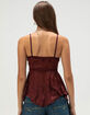 BDG Urban Outfitters Celia Devoré Womens Babydoll Top image number 4