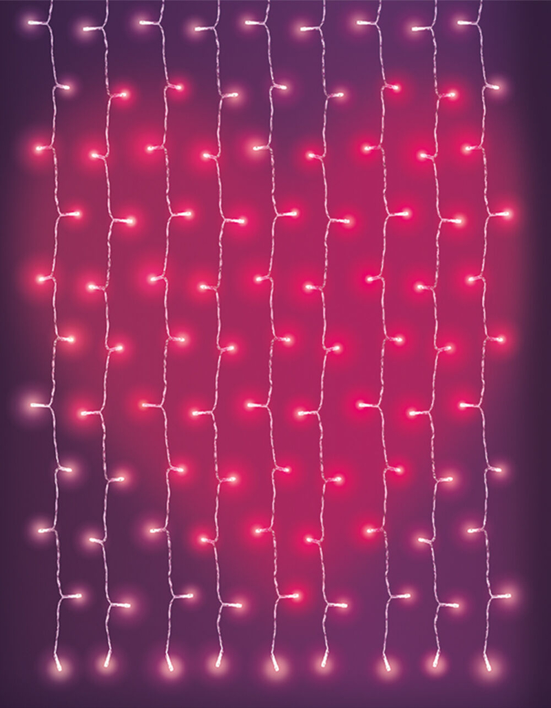 BRILLIANT IDEAS Red Heart Curtain Lights image number 1