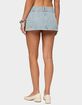 EDIKTED Rae Denim Mini Skort image number 3