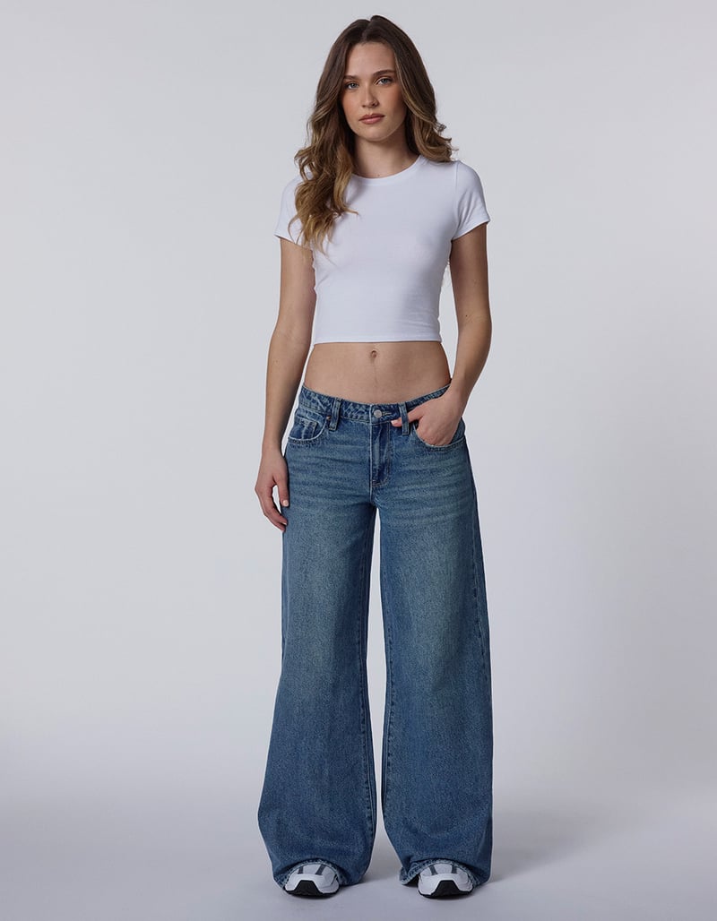 RSQ Womens Low Rise Baggy Jeans image number 4