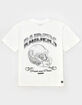 THE WILD COLLECTIVE Las Vegas Raiders Helmet Mens Boxy Tee image number 1