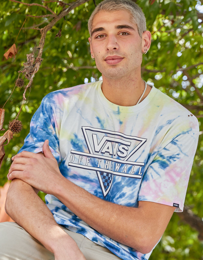 VANS Retro Tri Tie-Dye Mens Tee image number 0
