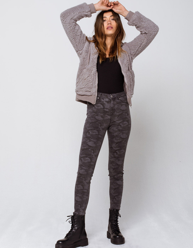 SKY AND SPARROW Camo 5-Pocket Womens Jeans image number 0