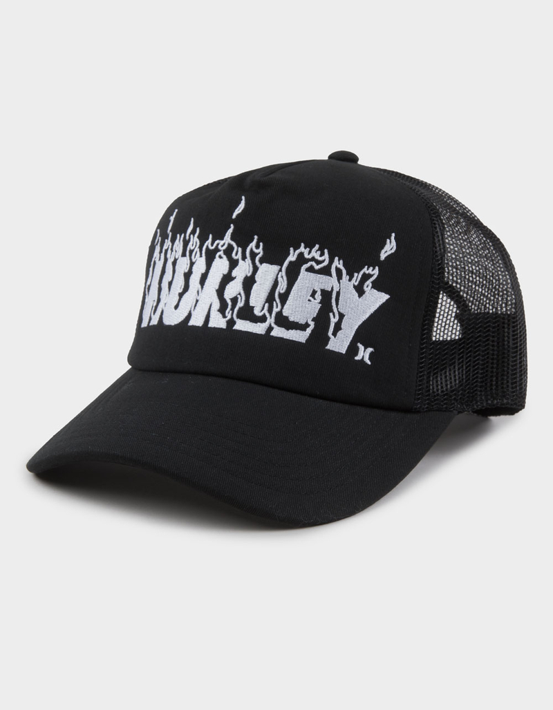 HURLEY x Travis Barker Flame Trucker Hat image number 0