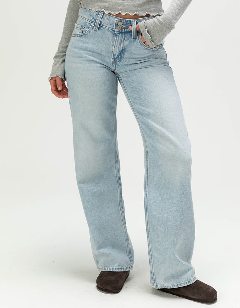 LEVI'S Superlow Loose Womens Jeans - Abraided Art image number 1