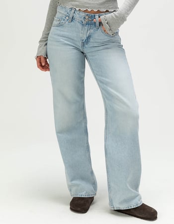 LEVI'S Superlow Loose Womens Jeans - Abraided Art Alternative Image