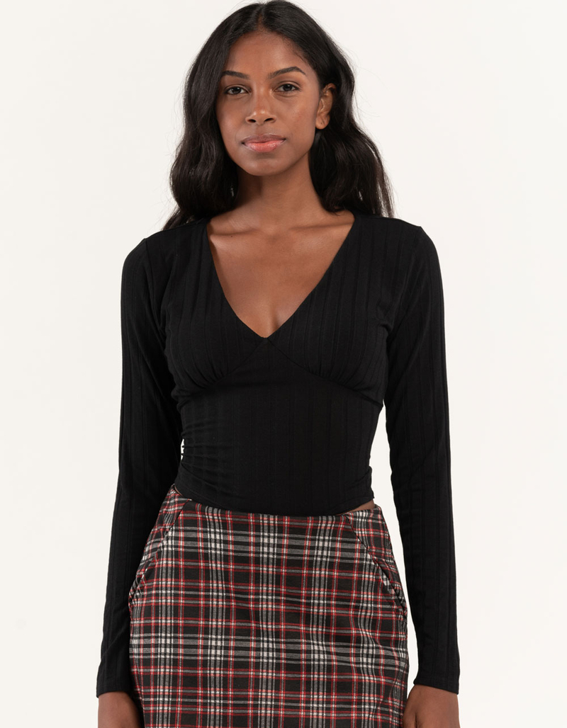 RSQ Open Tie Back Womens Top  image number 1