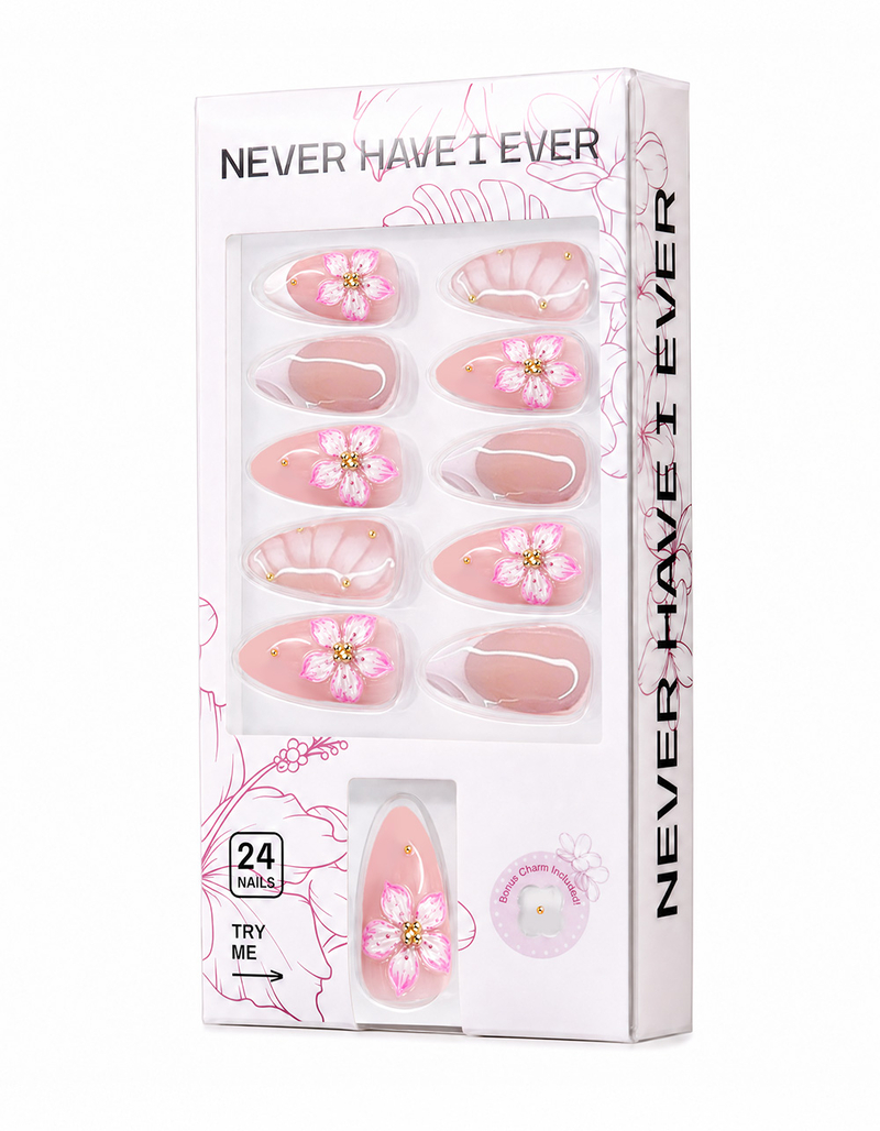 NEVER HAVE I EVER Bloomy Girl Press-On Nails image number 0