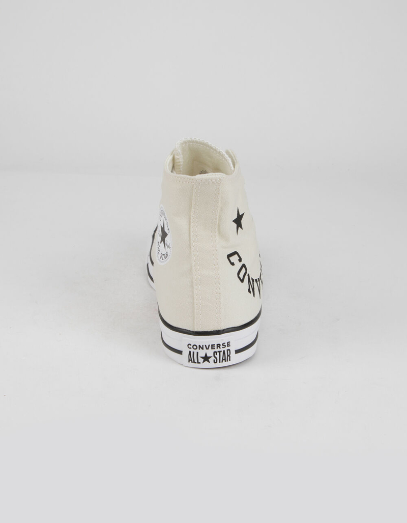 CONVERSE Cheerful Chuck Taylor All Star Egret High Top Shoes image number 3