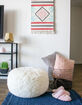 POOLCANDY AirCandy Mongolian Faux Fur Inflatable Ottoman image number 5