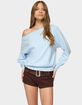 EDIKTED Off Shoulder Oversized Sweater image number 1