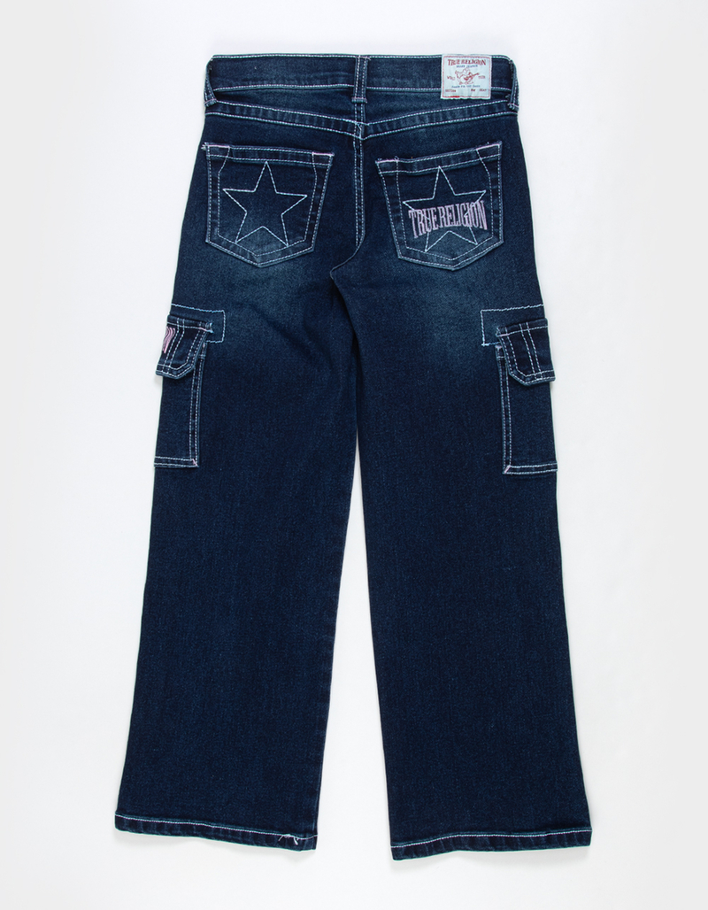 TRUE RELIGION Star Stitch Girls Cargo Jeans image number 1