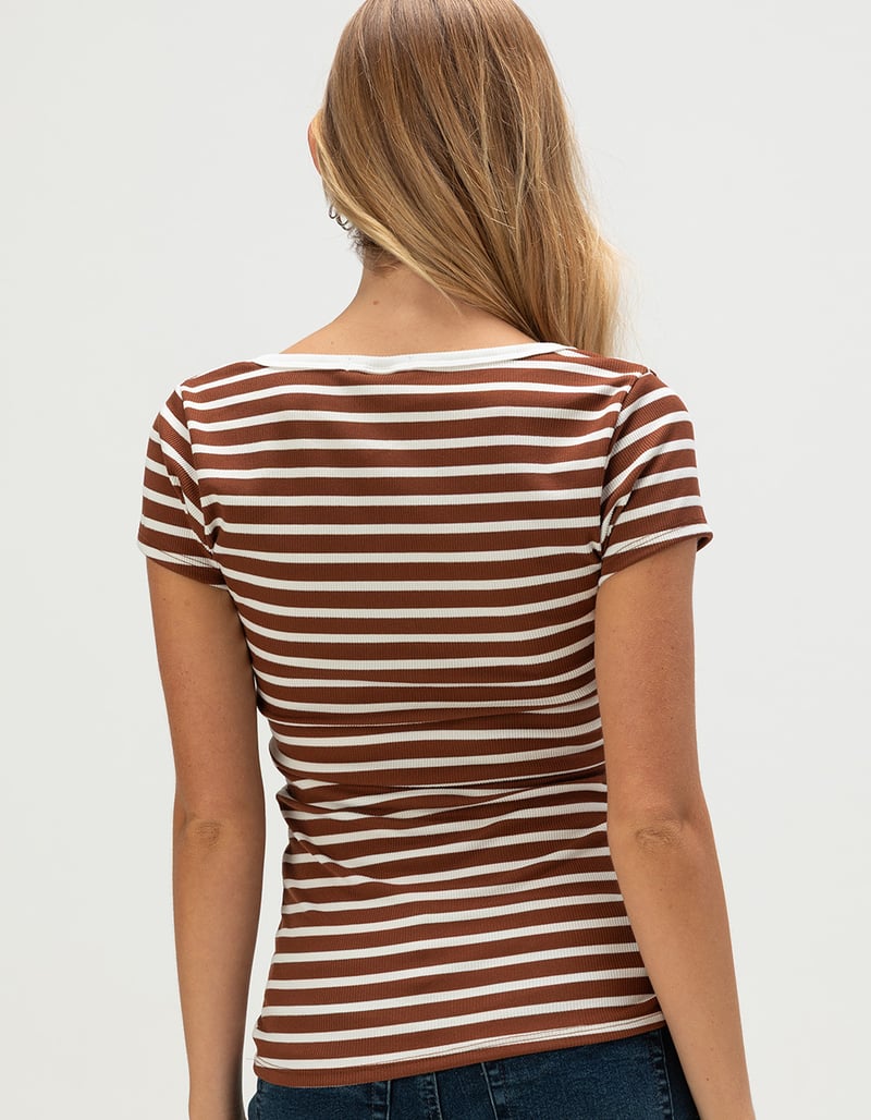 RSQ Womens Henley Top image number 3