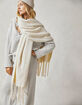 FREE PEOPLE Shetland Recycled Blend Womens Fringe Scarf image number 4