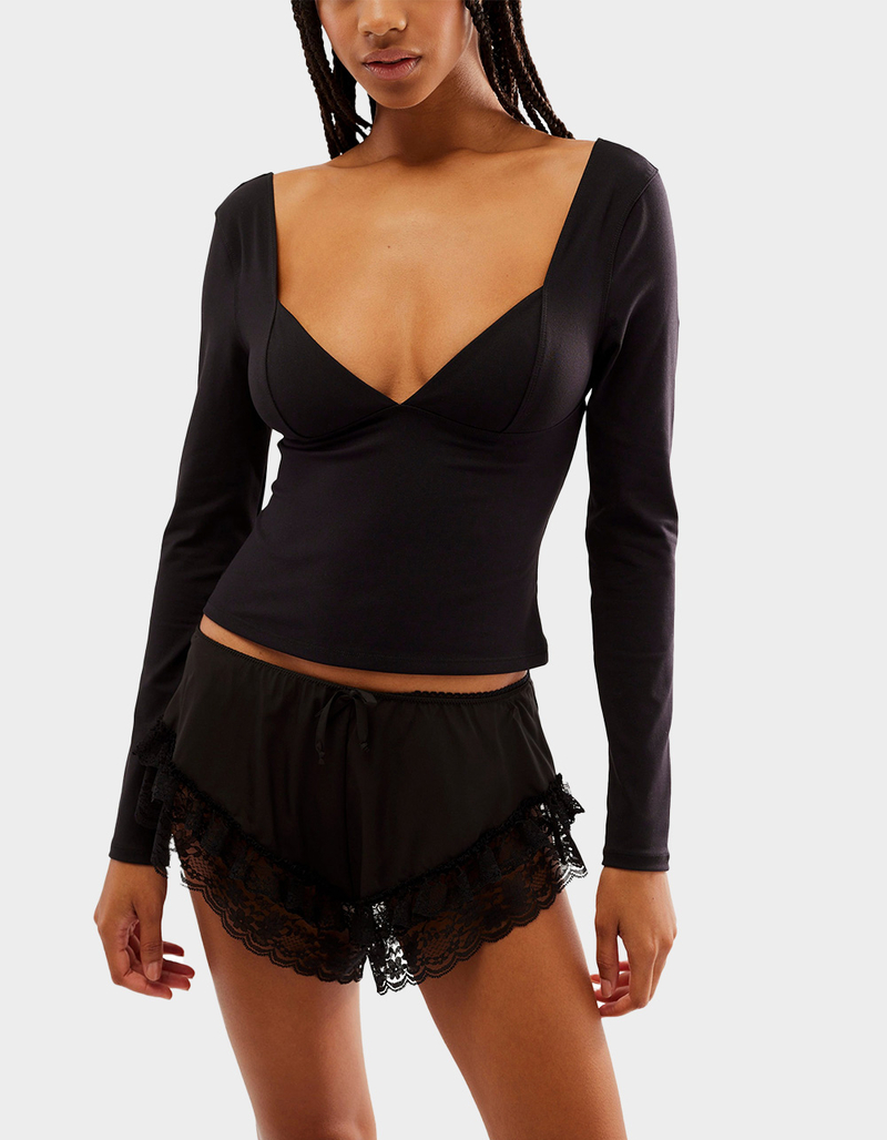 FREE PEOPLE Duo Corset Womens Long Sleeve Top image number 0