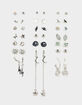 FULL TILT 20 Pack Star Moon Dangle Earrings image number 1