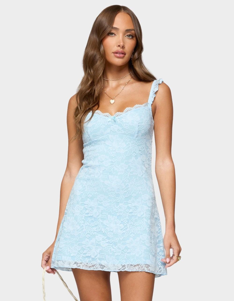 EDIKTED Stephanie Lace Mini Dress image number 0