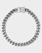 THE GOLD GODS 18K White Gold Plated 6mm Cuban Link Bracelet image number 1