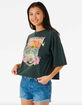 RIP CURL Barrelled Heritage Womens Crop Tee image number 2