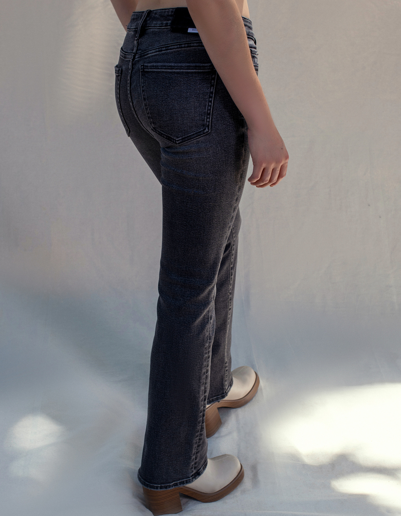 DAZE DENIM Y2K Womens Low Rise Boot Cut Jeans image number 3