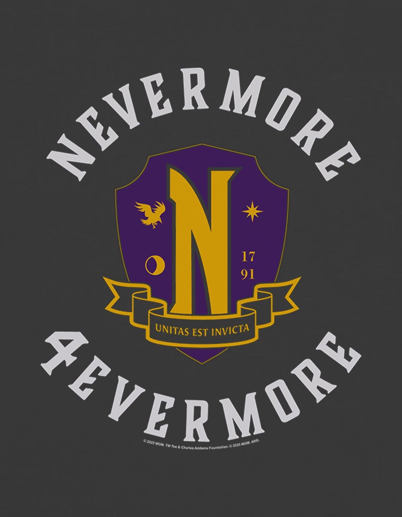 WEDNESDAY Nevermore 4 Evermore Womens Baby Tee image number 1