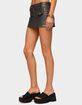 EDIKTED Gala Faux Leather Mini Skort image number 2