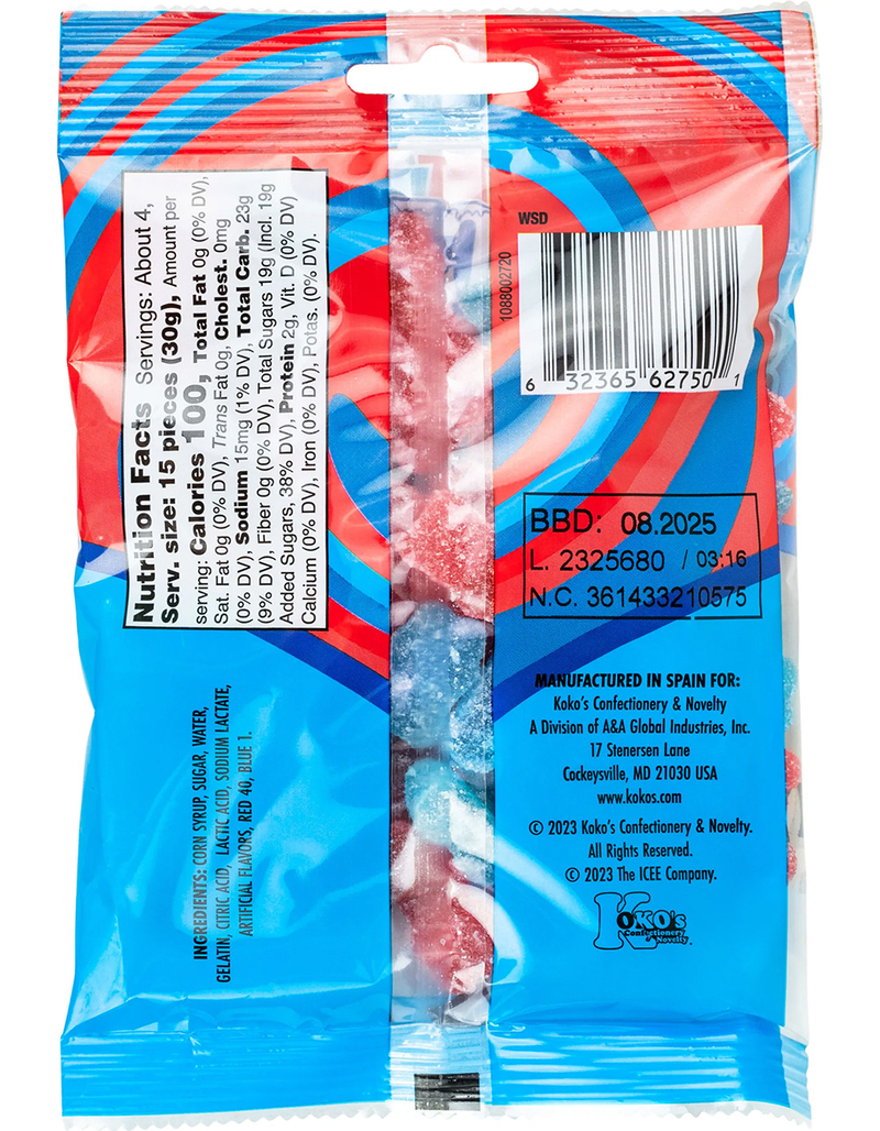 ICEE Sour Gummy Bears Candy image number 1