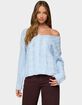 EDIKTED Inga Oversized Cable Knit Sweater image number 1