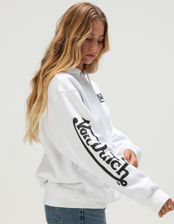 VON DUTCH Arm Patch Womens Hoodie Alternative Image