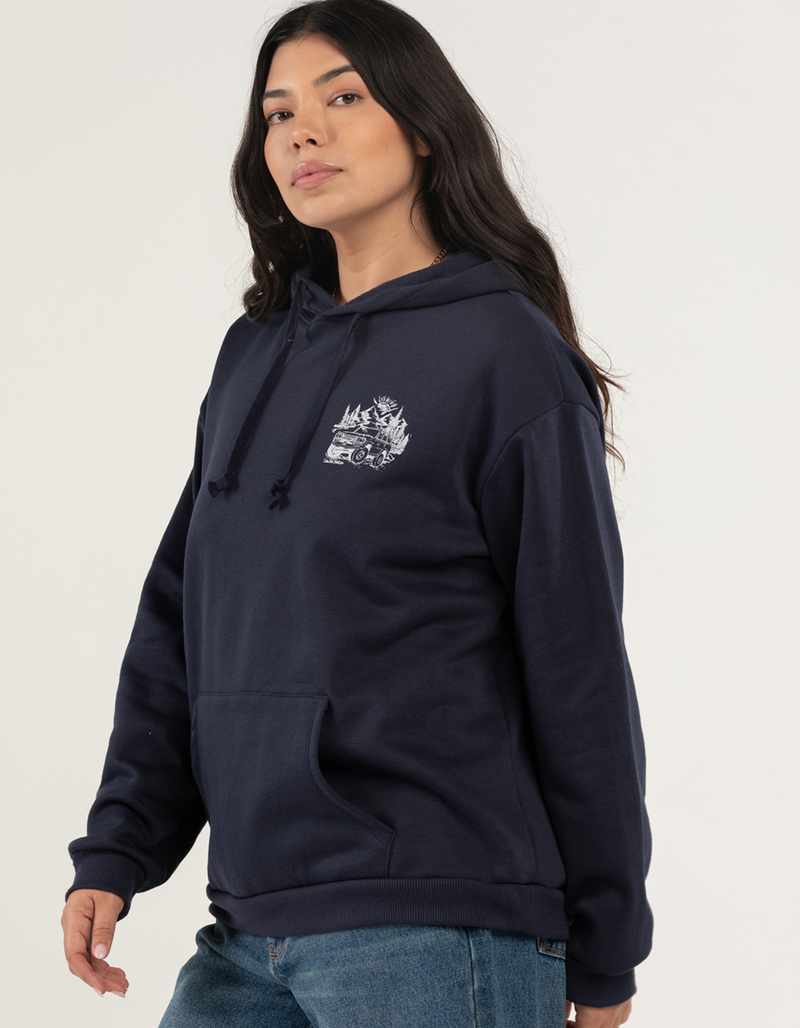 FULL TILT Great Smoky Car Womens Hoodie image number 3