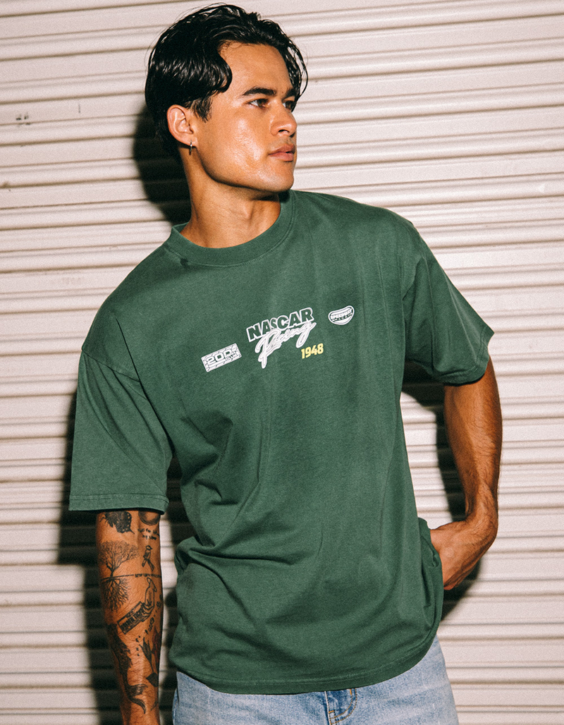 TILLYS x NASCAR Stock Car Mens Boxy Tee image number 6