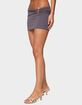 EDIKTED Billey Metal Ring Mini Skirt image number 2