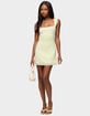 EDIKTED Nairobia Textured Mesh Mini Dress image number 5