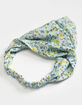 FULL TILT Blue Floral Head Scarf image number 1